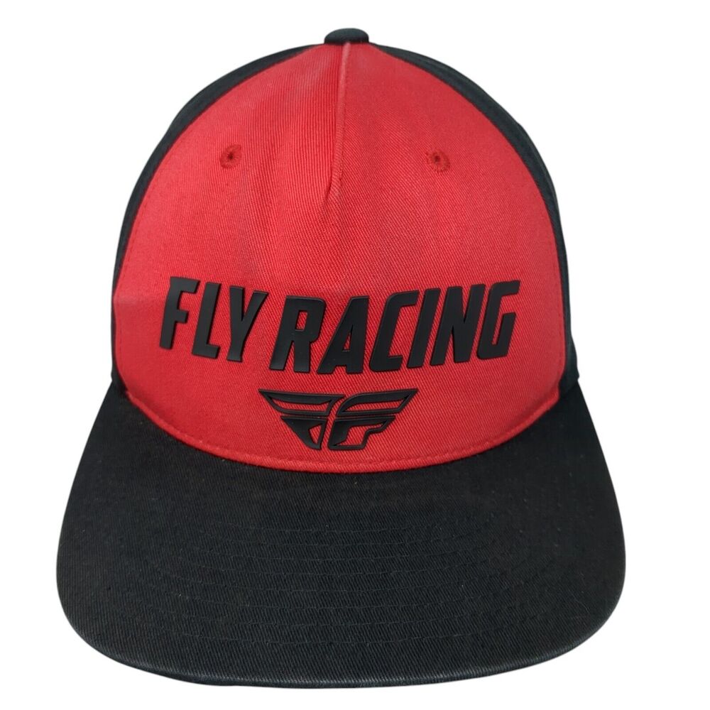 Fly Racing Snapback Hat Multicolor One Size Adjustable Colorblock 6 Panel